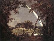 Joseph Wright, Landscape with Rainbow